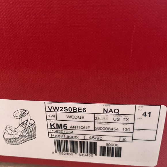 Gold rose wedge by Valentino - Picture 6 of 6